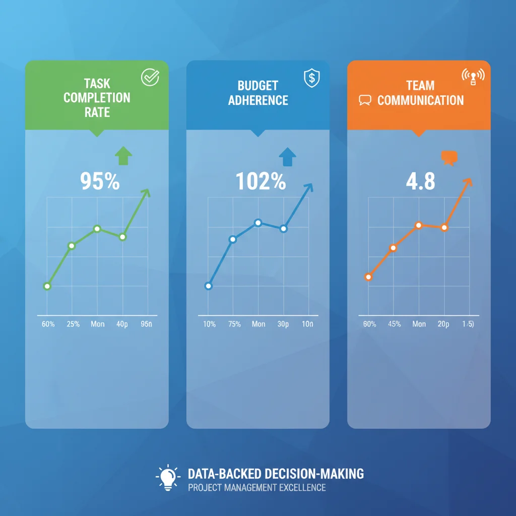 Data-backed decisions for project management tool selection, KPI dashboard.