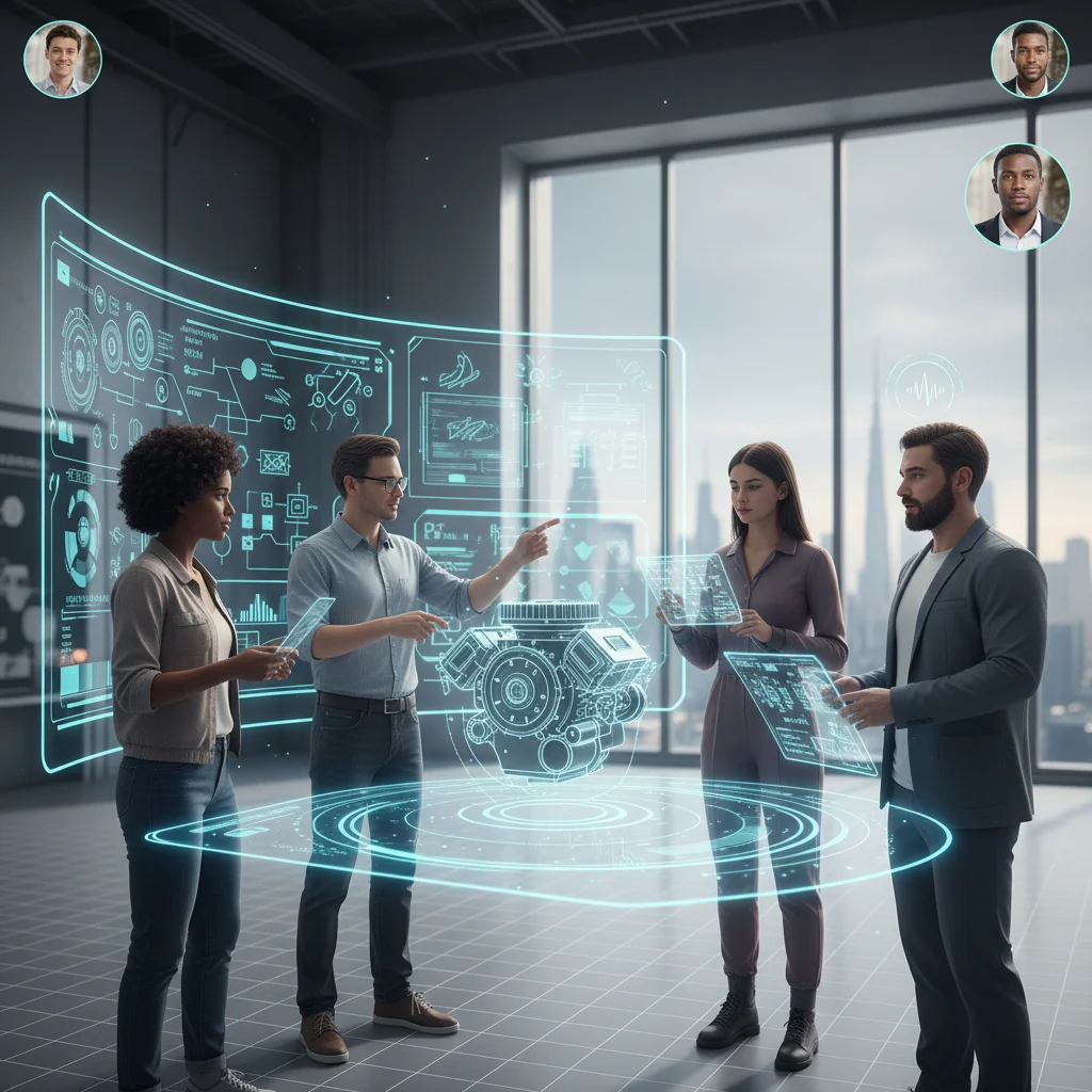 Immersive virtual meeting with realistic avatars and 3D collaboration