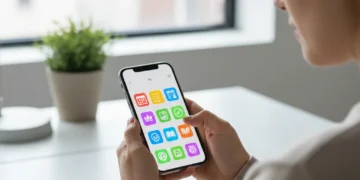 Master Your Digital Habits: Top Apps to Track & Improve Screen Time Thoughtful person managing digital habits on smartphone