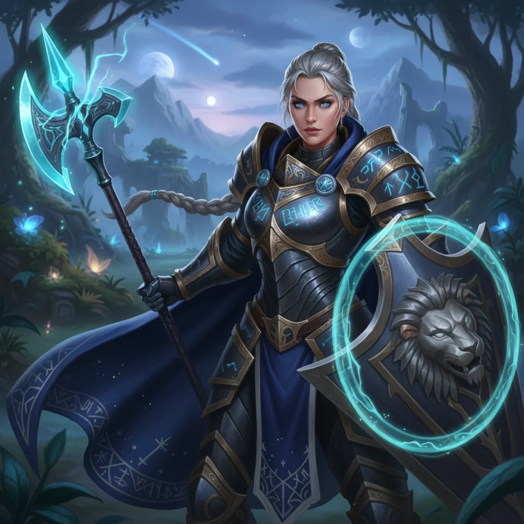 Ultra-realistic character from a mobile RPG game, highlighting advanced graphics.