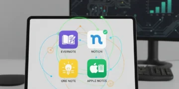 Comparison of leading note-taking applications on a digital tablet in 2026