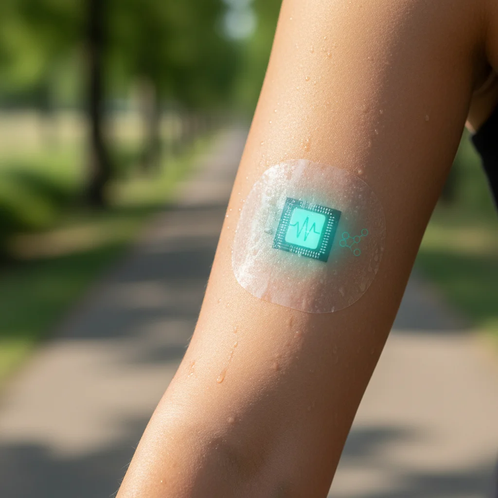 Smart patch for continuous glucose monitoring and vital signs in action