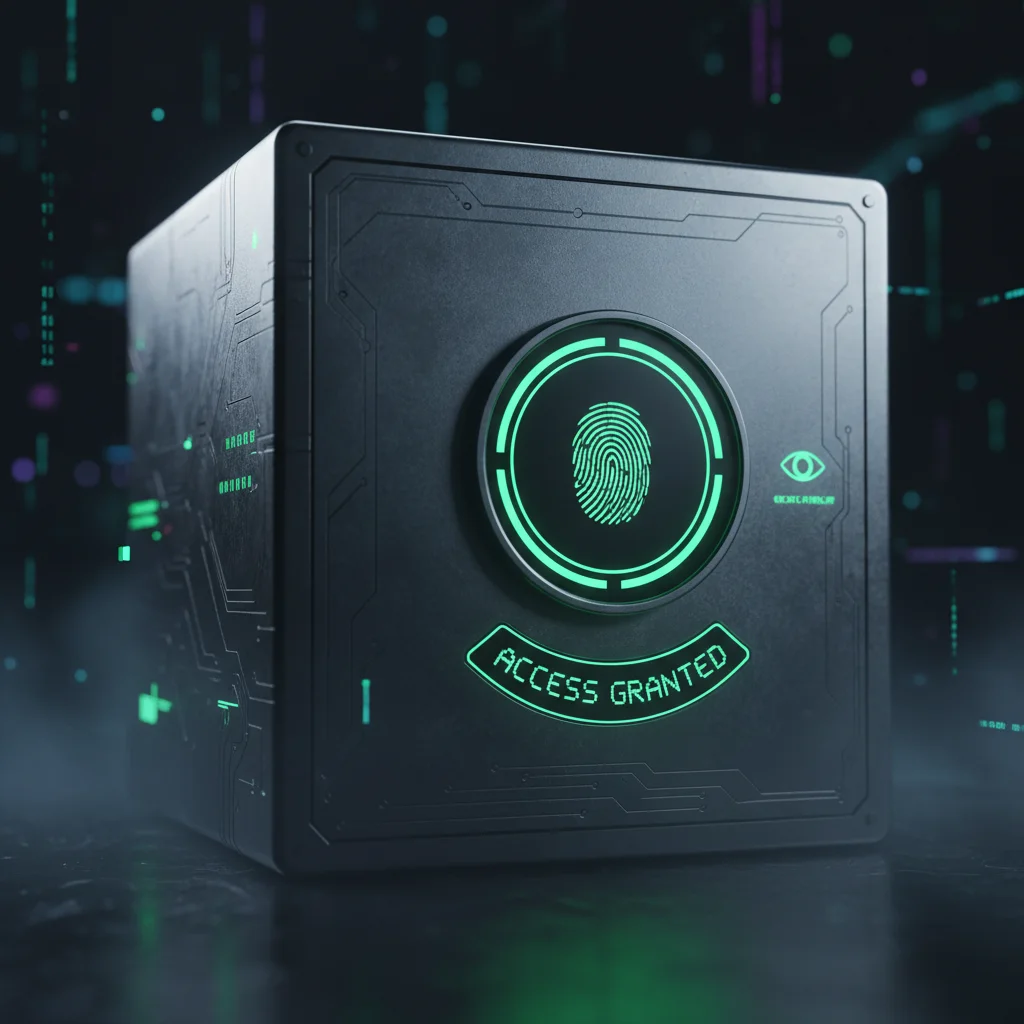 Secure digital vault with biometric authentication