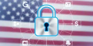 Cybersecurity lock protecting interconnected productivity applications for US professionals