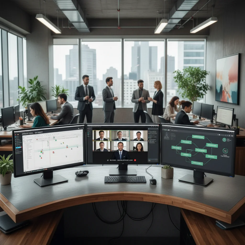 Integrated project management dashboard with real-time collaboration